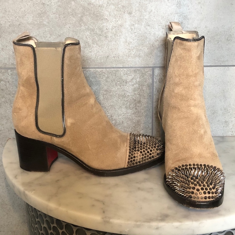 Christian Louboutin booties size 7. Stunning!!